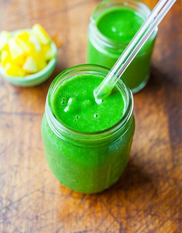 Sneak Spinach Past Picky Eaters with This Tropical Green Smoothie